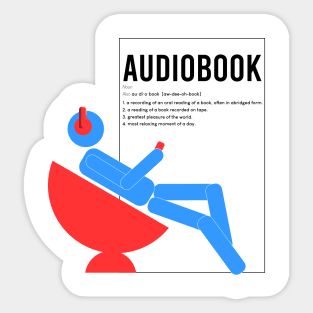 Audiobook time Sticker